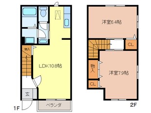 フィオーレCの物件間取画像